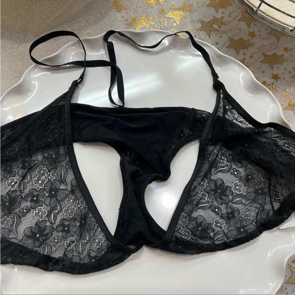Nylon Soft Lace Cut Out Back Woman’s Panty Panties